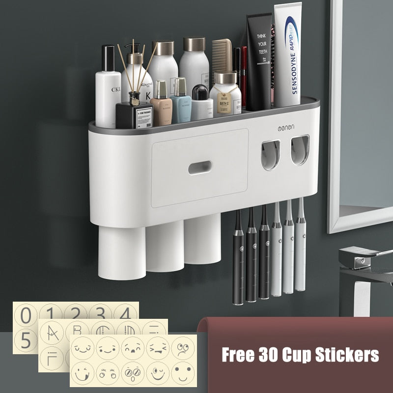 MULTI-FUNCTIONAL TOOTHBRUSH HOLDER