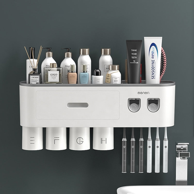 MULTI-FUNCTIONAL TOOTHBRUSH HOLDER