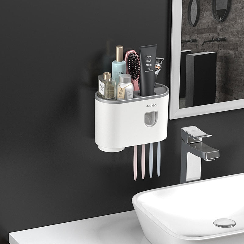 MULTI-FUNCTIONAL TOOTHBRUSH HOLDER