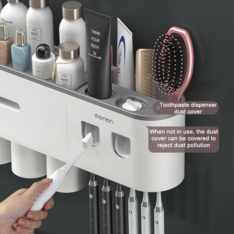 MULTI-FUNCTIONAL TOOTHBRUSH HOLDER