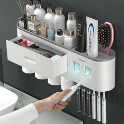 MULTI-FUNCTIONAL TOOTHBRUSH HOLDER